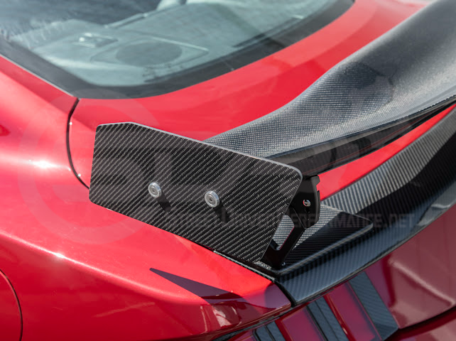 2024-UP FORD MUSTANG S650 COUPE | APR STYLE CARBON FIBER REAR HIGH WING SPOILER